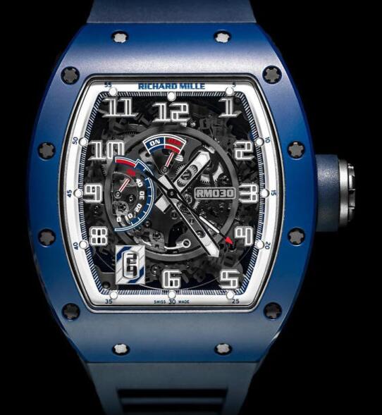 Richard Mille RM 030 Blue Ceramic EMEA Replica Watch